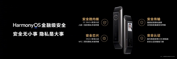 首发鸿蒙OS！华为杀入智能门锁：2秒人脸、0.5秒指纹