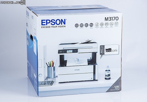 EPSON M3170黑白连续供墨多功能事务机试用 双网打印传真扫描一机搞定