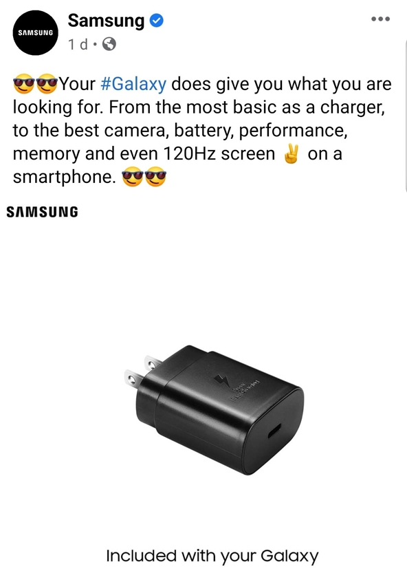 三星嘲讽iPhone 12：我们新机什么都有，特别是充电头！