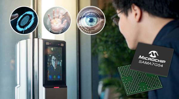Microchip发布首款全新1 GHz单核微处理器SAMA7G54，搭载MIPI CSI－2摄像头接口和高级音频功能