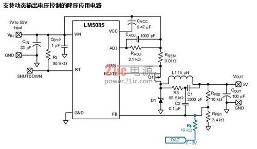 如何采用COT稳压器动态控制输出电压