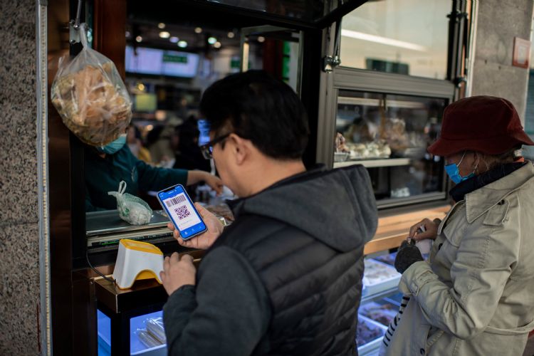 数码钱包已成为国内消费者的主要选择。法新社