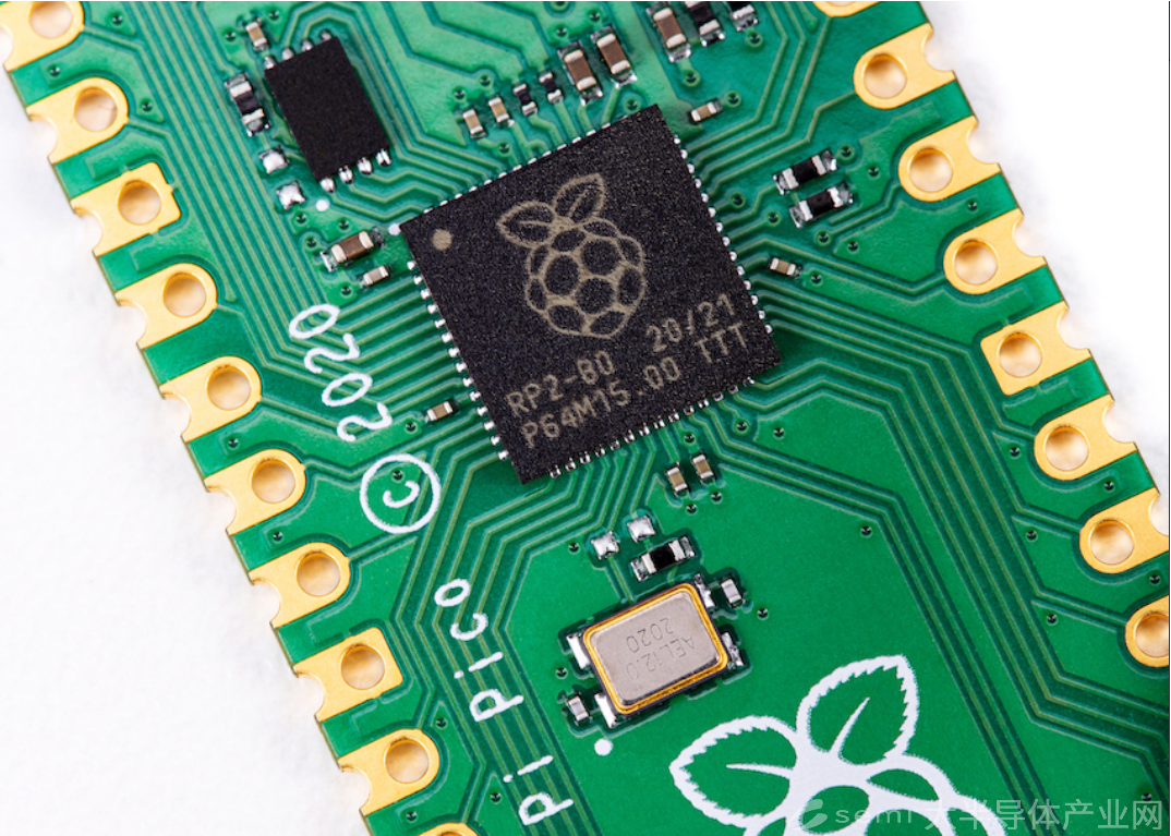 首款采用Raspberry Pi定制芯片的微控制器开发板 Raspberry Pi Pico即将登陆e络盟