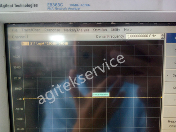是德E8363C网络分析仪维修开机报错故障