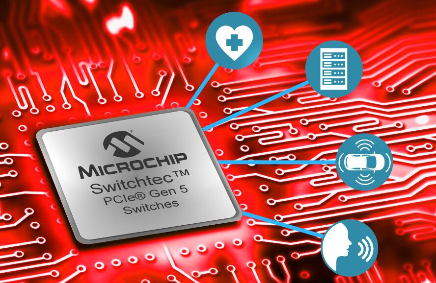 Microchip发布世界首款PCI Express 5.0交换机
