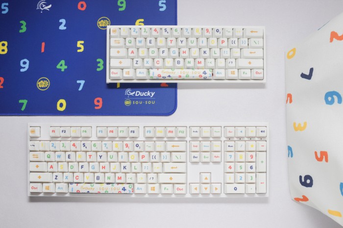 DuckyChannel推出Ducky X SOU・SOU联名限量款数字元素键盘