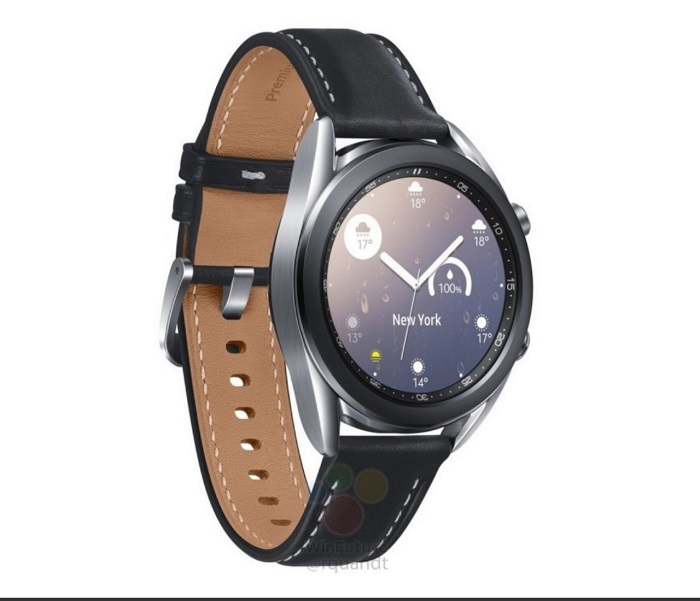 疑三星Galaxy Watch 3智能手表官方渲染图曝光