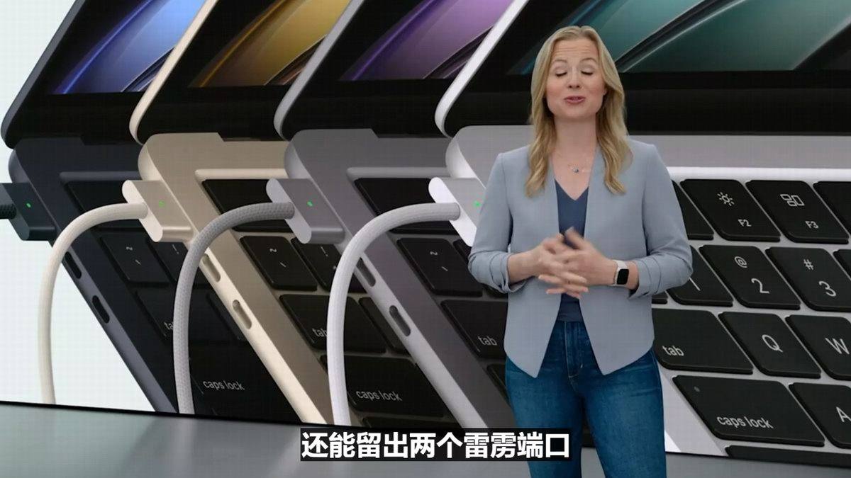 WWDC22苹果发布MacBook Air 2022,M2处理器,35W双口充电器-充电头网
