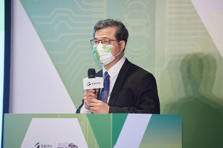 富士康系统芯片设计中心副总经理刘锦勳。李建梁摄