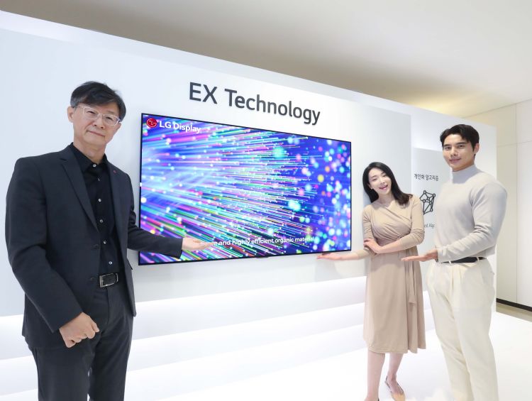 LGD将于大尺寸OLED面板使用最新技术OLED.EX。LGD