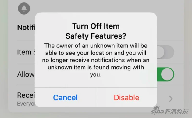 iOS 14.5测试版系统揭示一项AirTag新功能