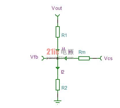 图 7：反馈分压器网络