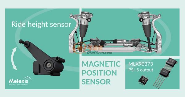 Melexis 为面向汽车应用的第三代 Triaxis® 霍尔位置传感器增添 PSI5 输出选项