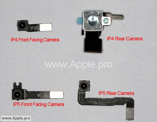 传iPhone5闪光灯与镜头采用对角设计方案