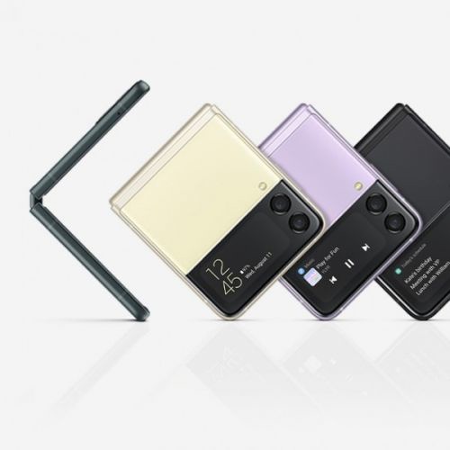 三星 Galaxy Z Flip 4 外观设计曝光:盖板上显示屏将会更大,提供多种配色