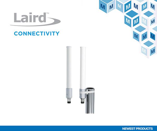 贸泽备货Laird Connectivity坚固型OC69421多频段全向天线 为4G/5G基础设施应用添助力