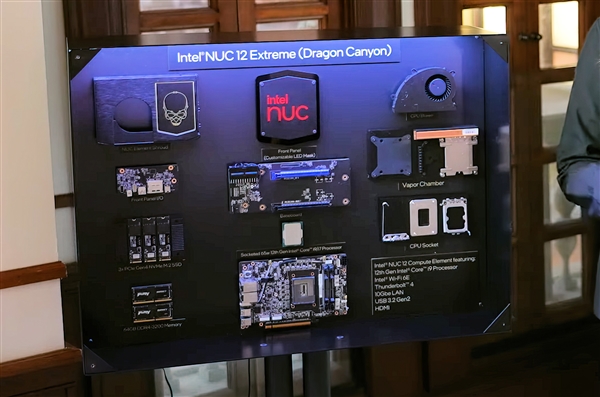Intel秀出Arc锐炫显卡 还是NUC迷你机：XeSS游戏跑起来