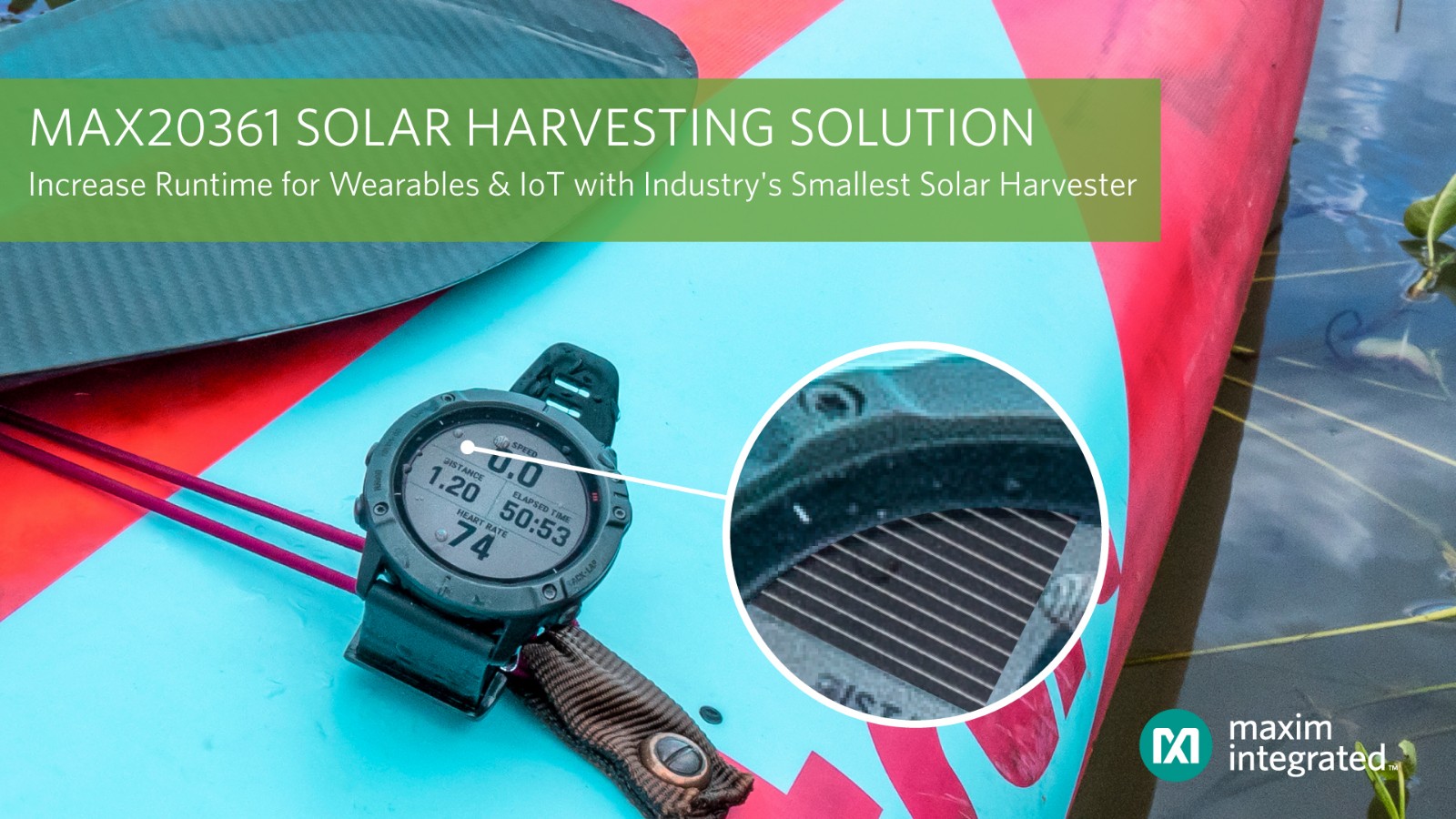 Maxim推出行业最小的太阳能收集方案，有效延长紧凑型可穿戴及IoT产品的运行时间