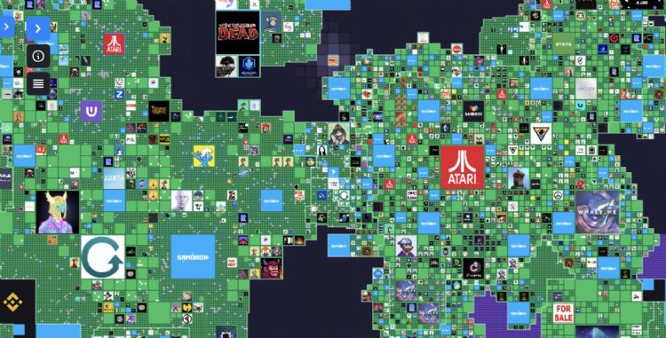 包括汇丰银行等知名企业都在The Sandbox上购买「虚拟土地」。The Sandbox