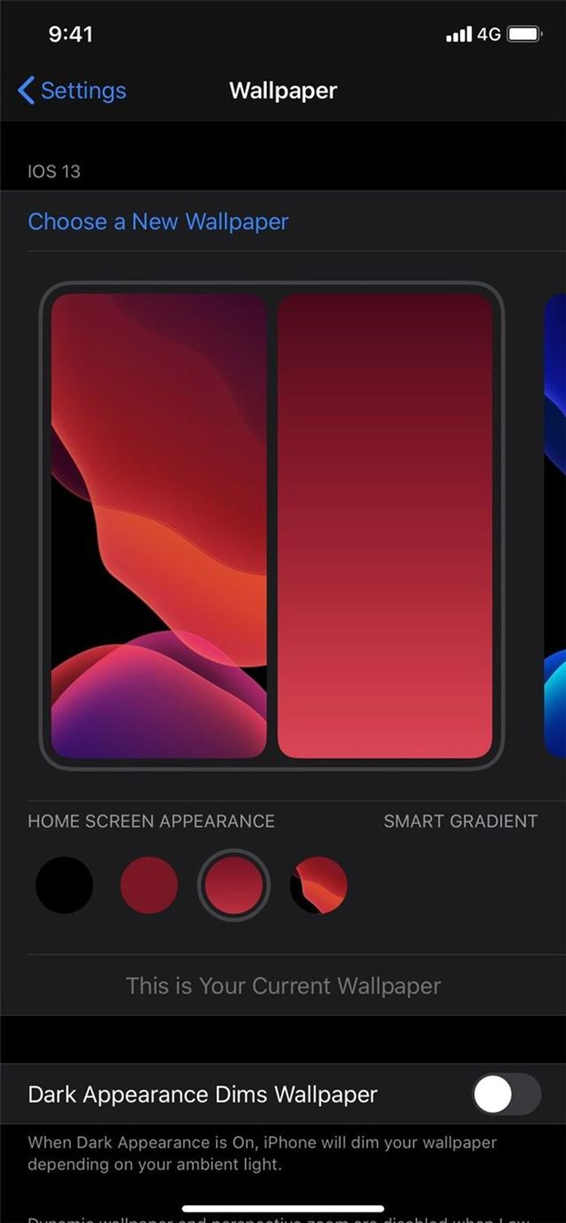 iOS 14壁纸面板新设计