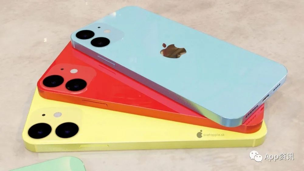 5.4 英寸 iPhone 12 概念欣赏,多种配色