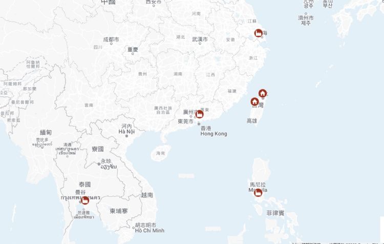 鸿名在台湾、国内、泰国、菲律宾等国都有生产据点，有助争取更多客户的订单。撷取自鸿名官网