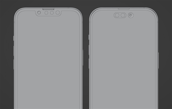 对比苹果13！iPhone 14 Pro新外形曝光：边角设计更圆 打孔屏扎眼
