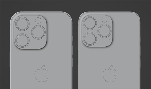 对比苹果13！iPhone 14 Pro新外形曝光：边角设计更圆 打孔屏扎眼