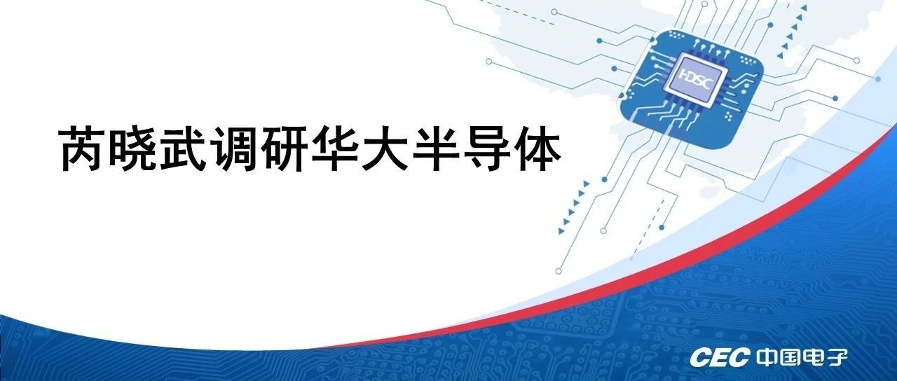 芮晓武调研华大半导体