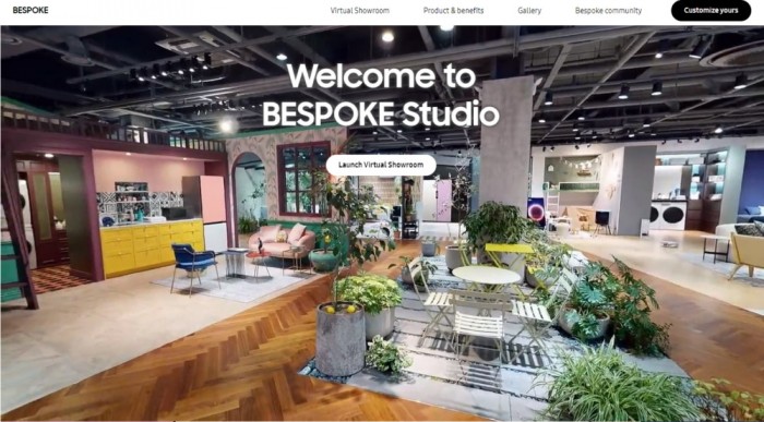三星宣布上线虚拟展厅Bespoke Studio 与江南线下门店有相同体验