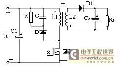 电力电子变换器机内辅助开关电源设计与实现