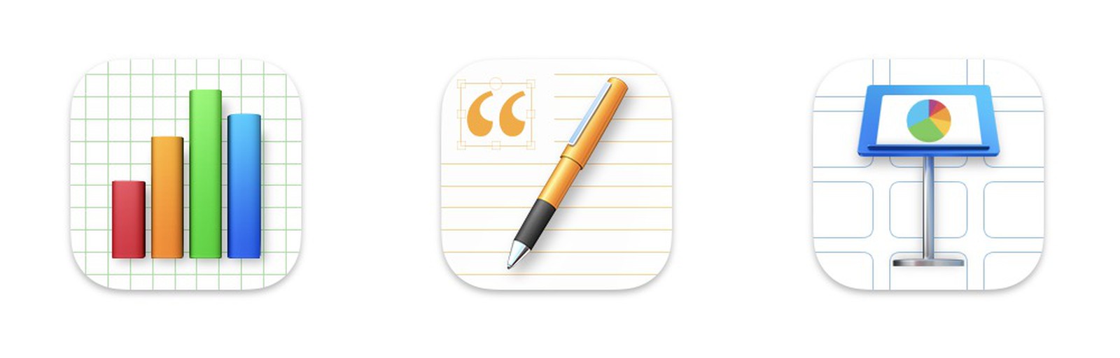 Mac版iWork套件与GarageBand迎来更新：新图标新特性