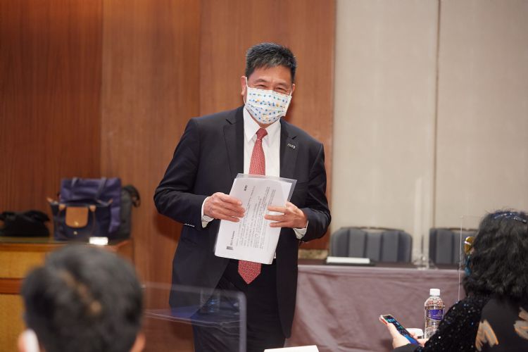 友达董事长彭双浪指出,封城造成运输与供应链效率变低是一定的。李建梁摄