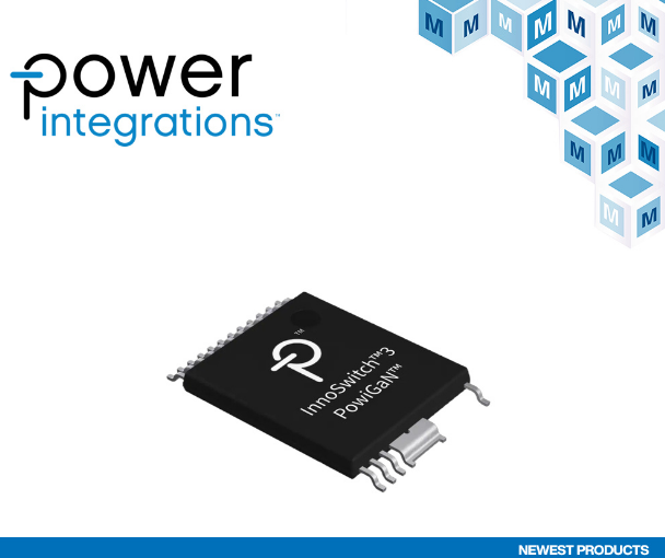 贸泽开售Power Integrations InnoSwitch3-PD IC