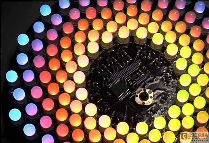 牛人教你用RGB LED自制极光雾状LED灯