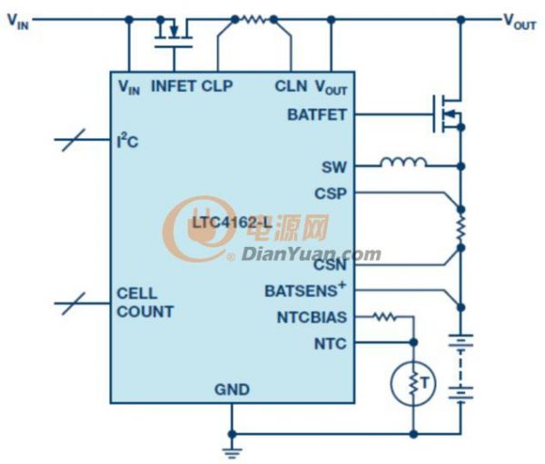适用于任何化学物的简单电池充电器IC
