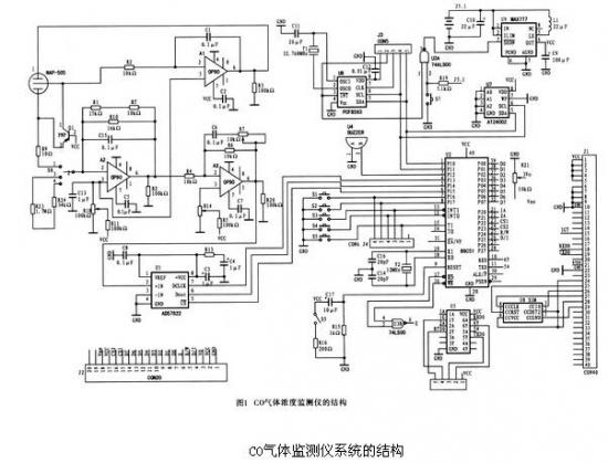 TC35型无线气体测试系统硬件电路