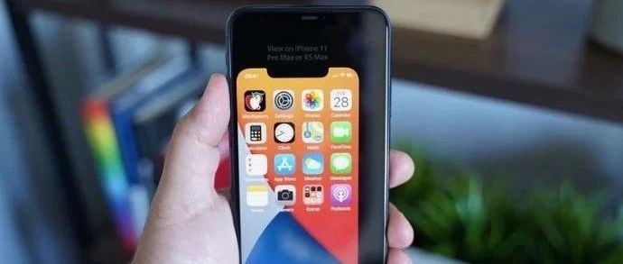 5.4 英寸苹果 iPhone 12 机身单手可握