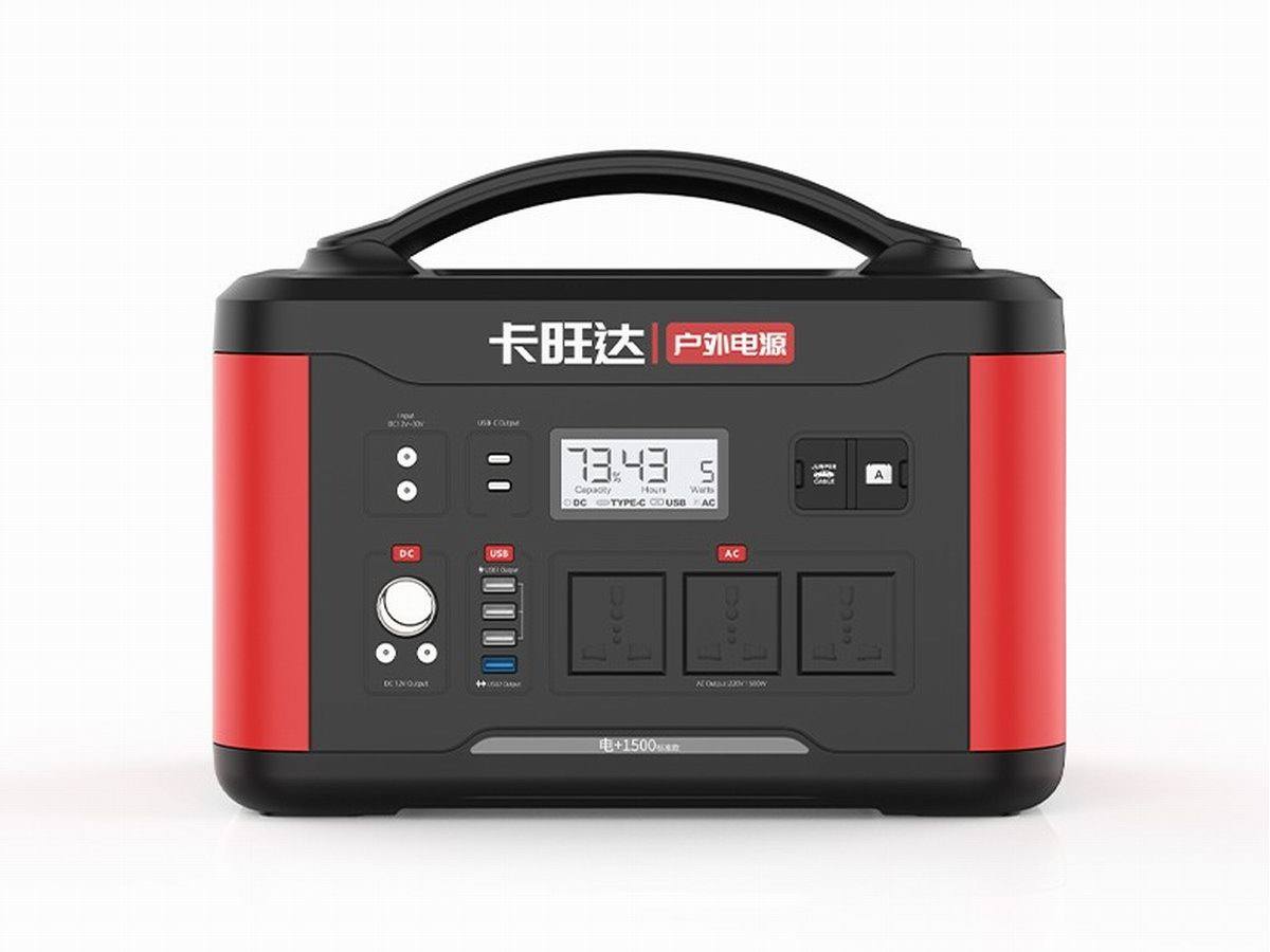 卡旺达推出1500W户外电源,能启动汽车,支持双倍扩容-充电头网