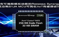Renesas Synergy™低功耗S1JA微控制器，你知道吗？