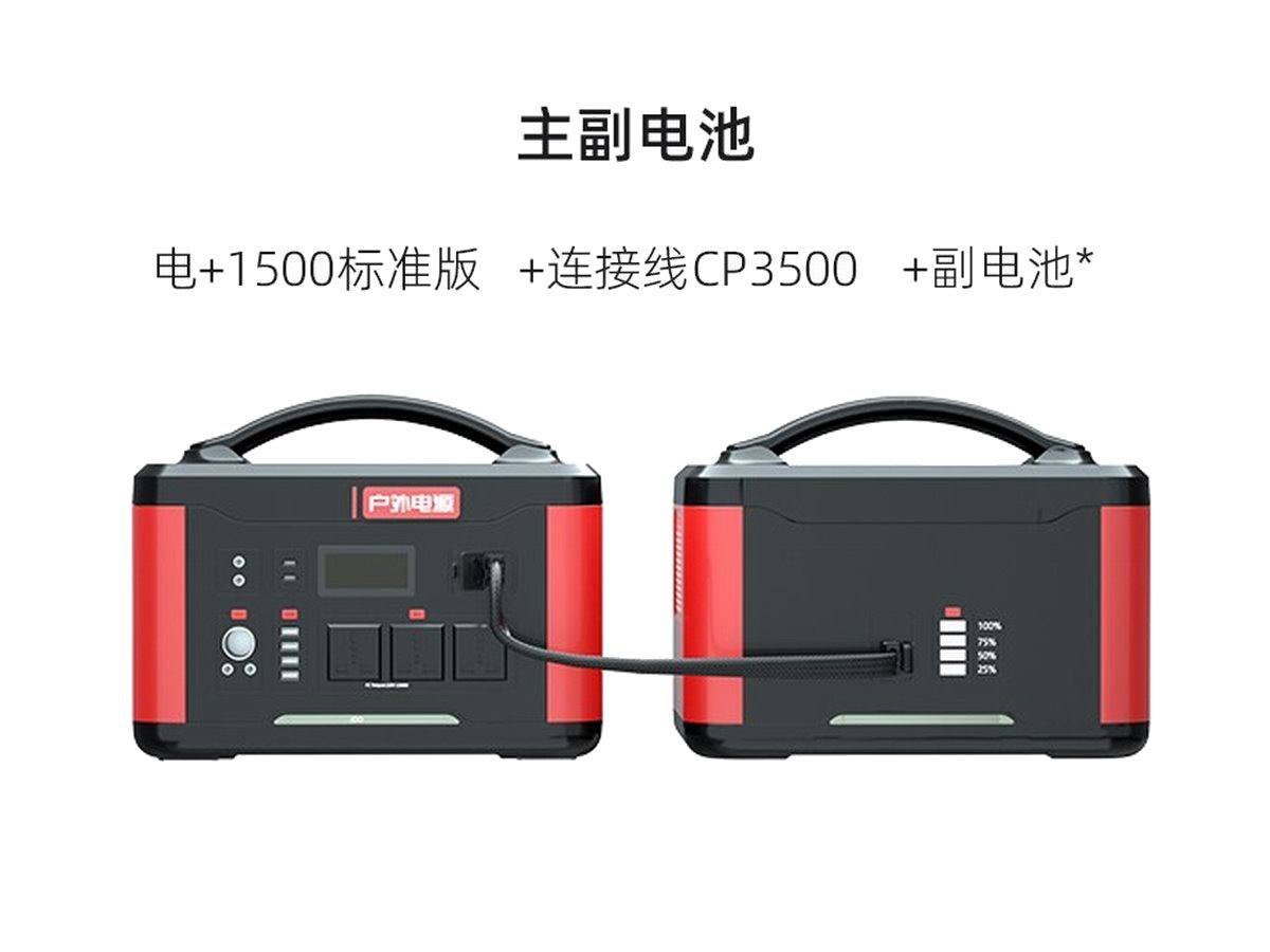 卡旺达推出1500W户外电源,能启动汽车,支持双倍扩容-充电头网