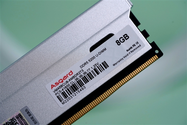 5200MHz！阿斯加特弗雷DDR5 5200内存开箱图赏