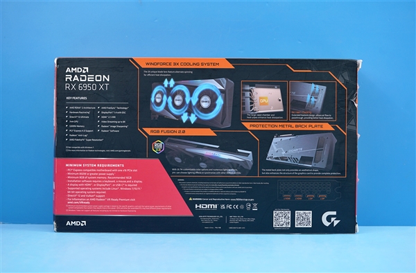 A卡性能巅峰！技嘉RX 6950 XT GAMING OC 16G显卡图赏