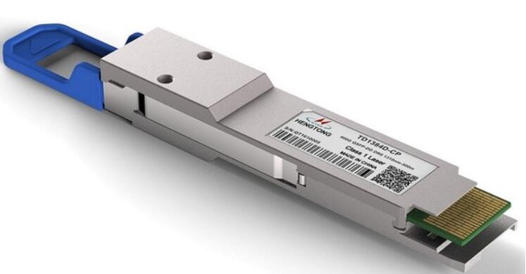 亨通洛克利发布并现场演示800G QSFP-DD800 DR8可插拔光模块