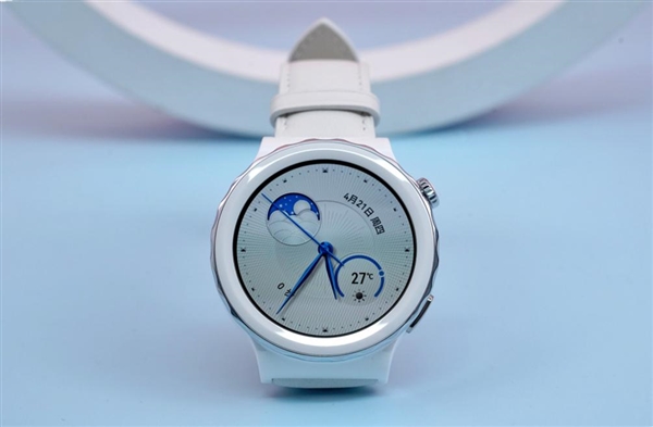 纯白精致圆表！最美华为智能手表WATCH GT 3 Pro陶瓷版图赏
