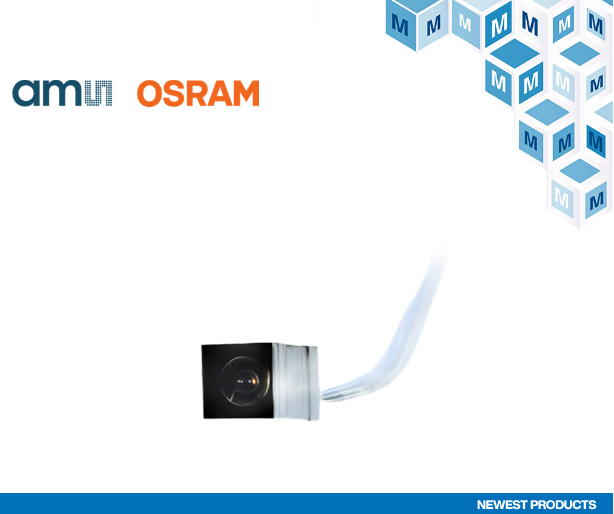 贸泽备货ams OSRAM NanEyeM微型摄像头