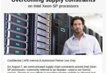 英特尔14nm至强处理器短缺，惠普推荐用户使用AMD EPYC