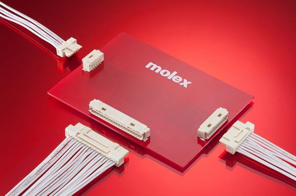 Molex开发1.00和1.25mm间距线对板连接器系统