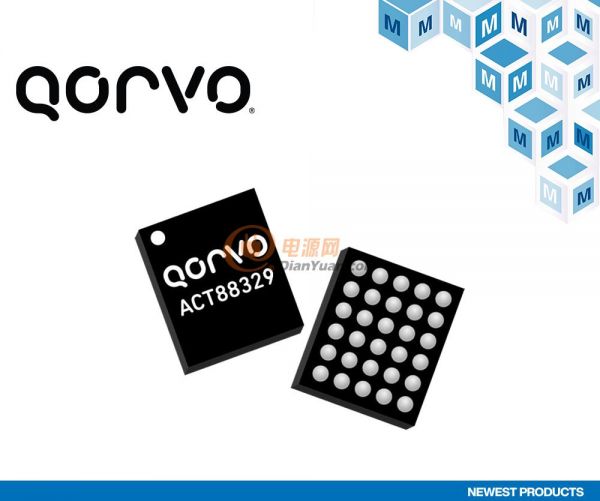 贸泽电子开售Qorvo ACT88329和ACT88321 可多次编程电源管理IC