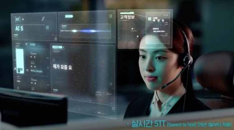 KT自2019年应用自动语音识别技术于AI Contact Center中。截自KT官网